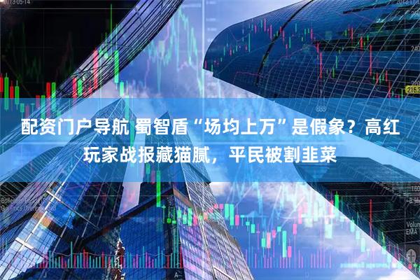 配资门户导航 蜀智盾“场均上万”是假象?高红玩家战报藏猫腻,平民被割韭菜